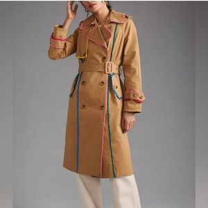 NWT 7 for Allmankind Trimmed Trench Coat